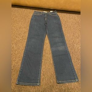 EUC Women’s 10 Perfectly Slimming Levis 512 Blue Dark Denim jeans pants bottoms